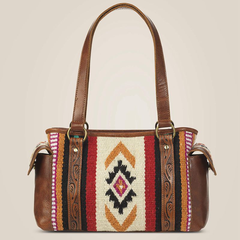 Multi Ariat Wool Blanket Satchel | 47DKCMSVI