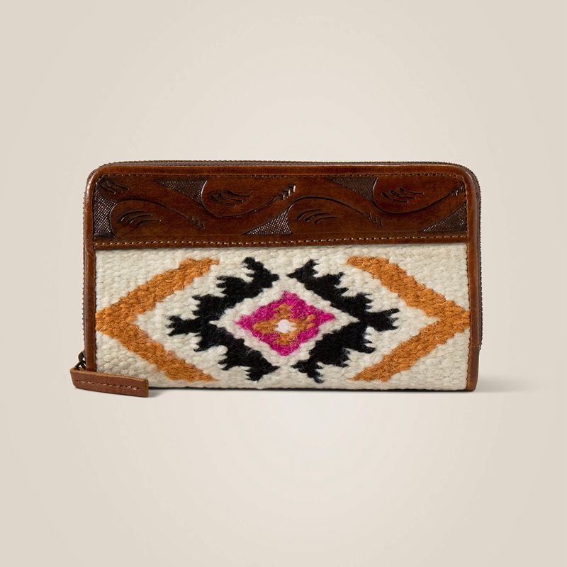 Multi Ariat Wool Blanket Wallet | 18QOKJICS