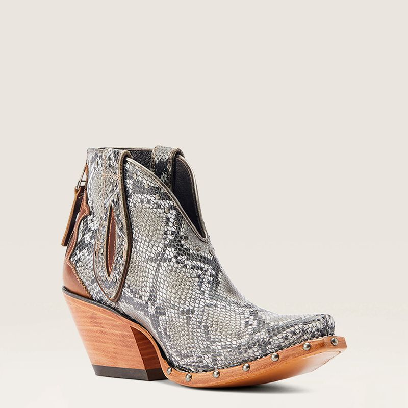 Natural Snake Ariat Greeley Western Boot | 89KEITQSN