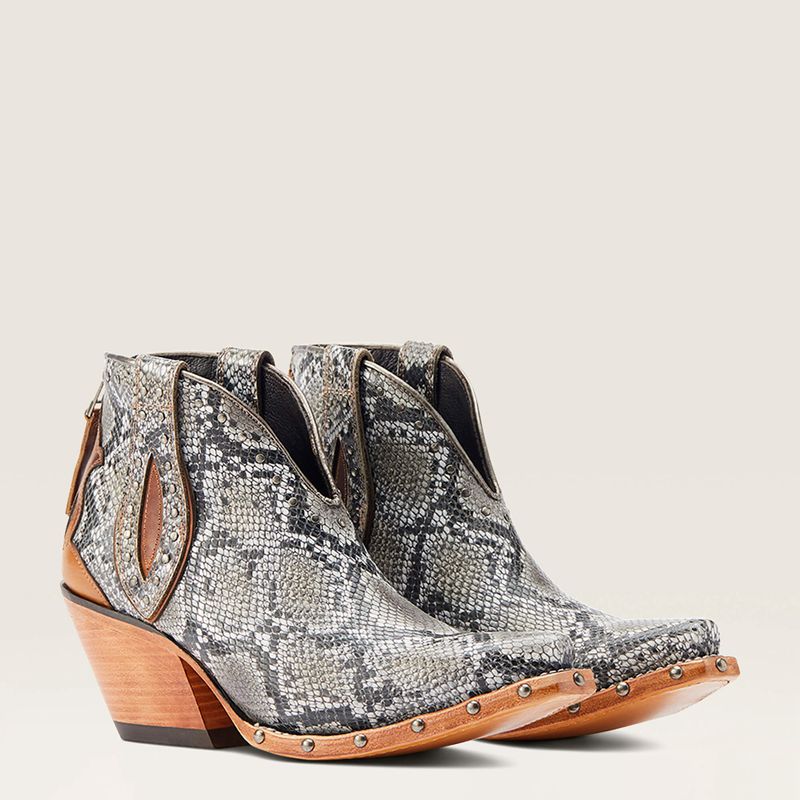 Natural Snake Ariat Greeley Western Boot | 89KEITQSN