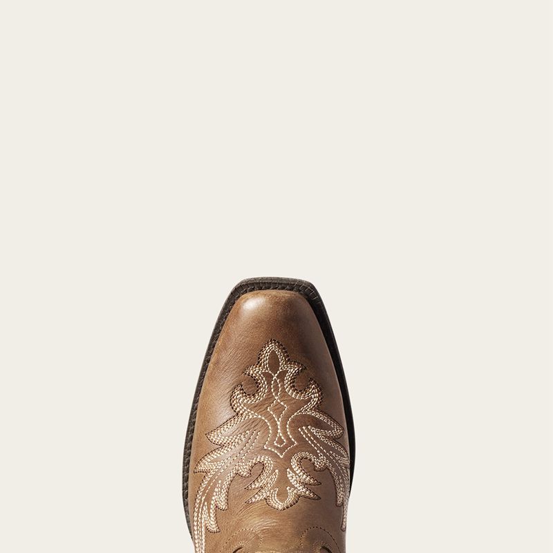 Natural Tan Ariat Circuit Rosewood Western Boot | 92OGYDRMI