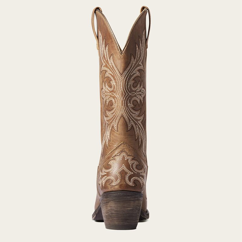 Natural Tan Ariat Circuit Rosewood Western Boot | 92OGYDRMI