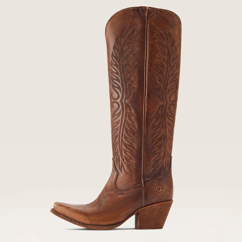 Naturally Distressed Allegro Ariat Guinevere Western Boot | 94RQJTPFD