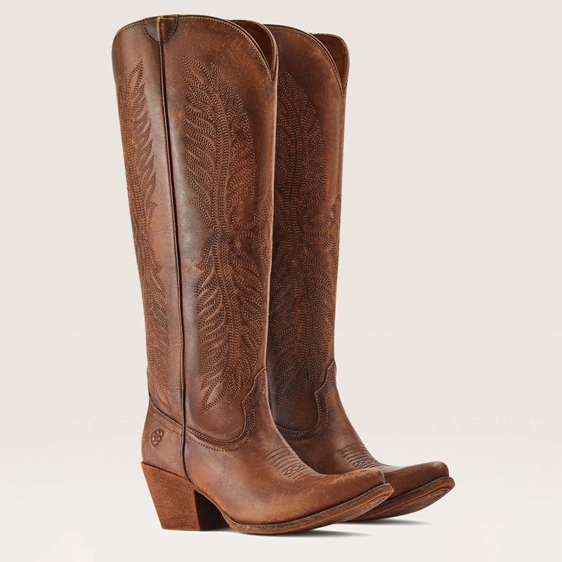 Naturally Distressed Allegro Ariat Guinevere Western Boot | 94RQJTPFD