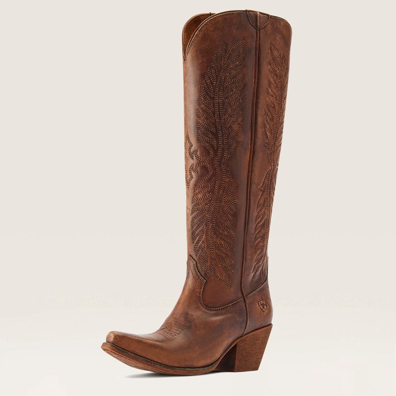 Naturally Distressed Allegro Ariat Guinevere Western Boot | 94RQJTPFD