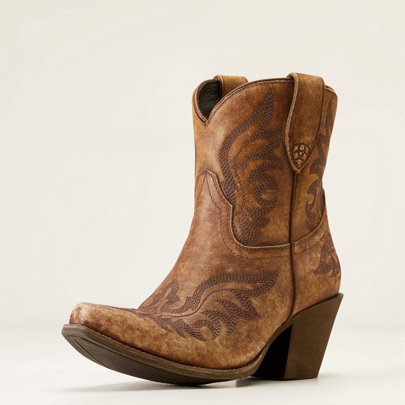 Naturally Distressed Brown Ariat Chandler Western Boot | 60OEPWRCL