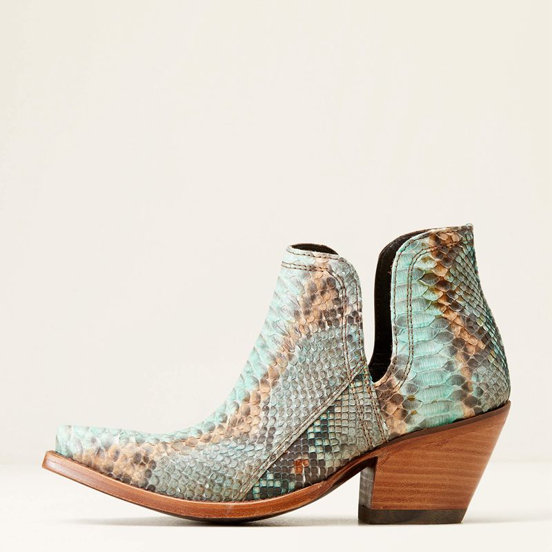 Naturally Turquoise Ariat Dixon Python Western Boot | 16MQITWVG