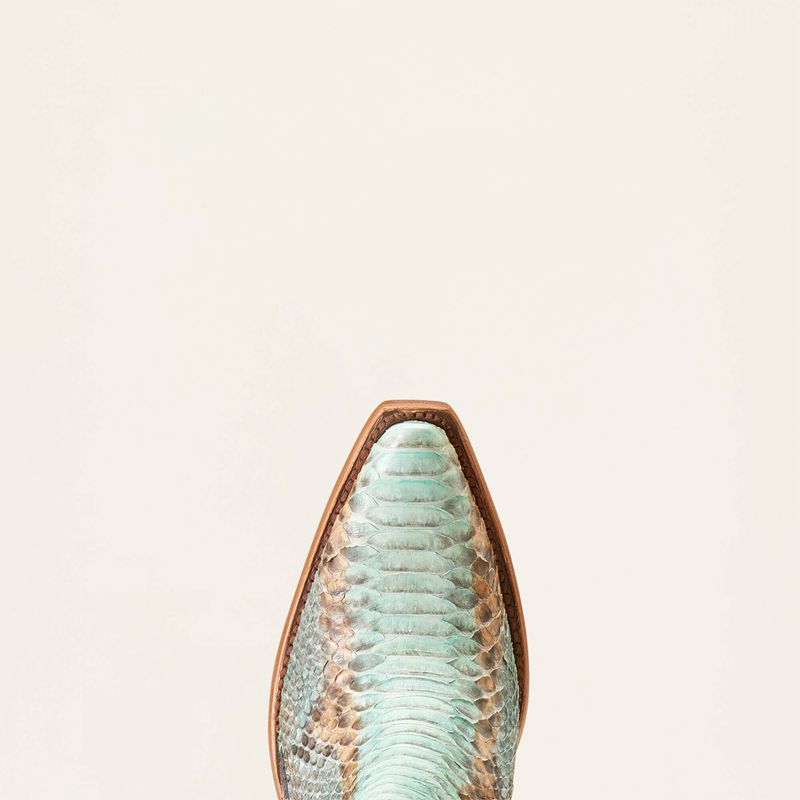 Naturally Turquoise Ariat Dixon Python Western Boot | 16MQITWVG