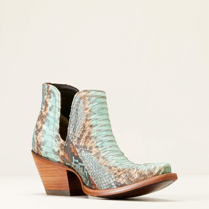 Naturally Turquoise Ariat Dixon Python Western Boot | 16MQITWVG