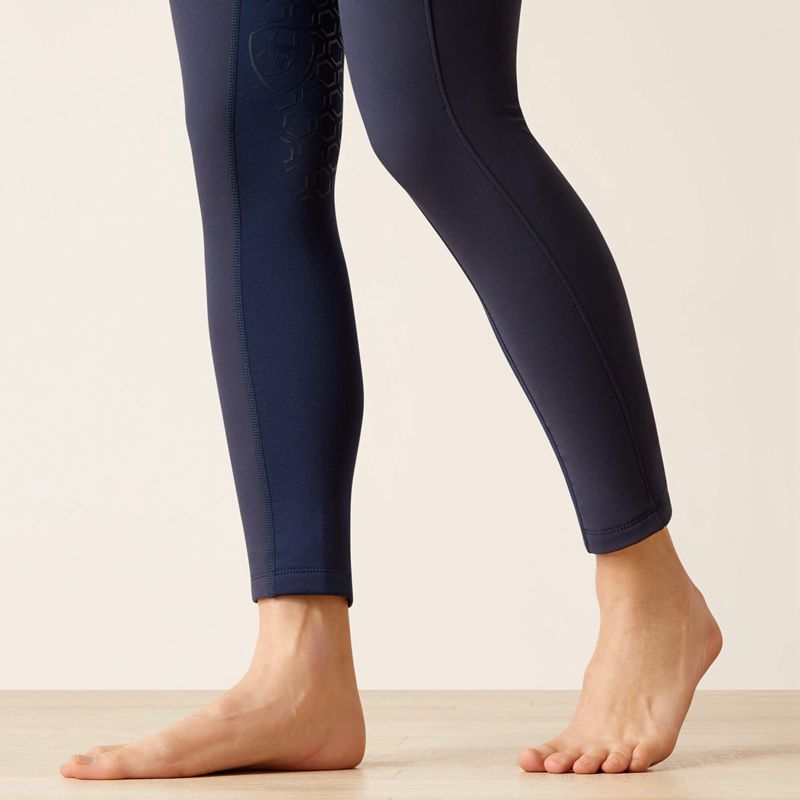 Navy Ariat Boreas Half Grip Tight | 83CGVAUOM