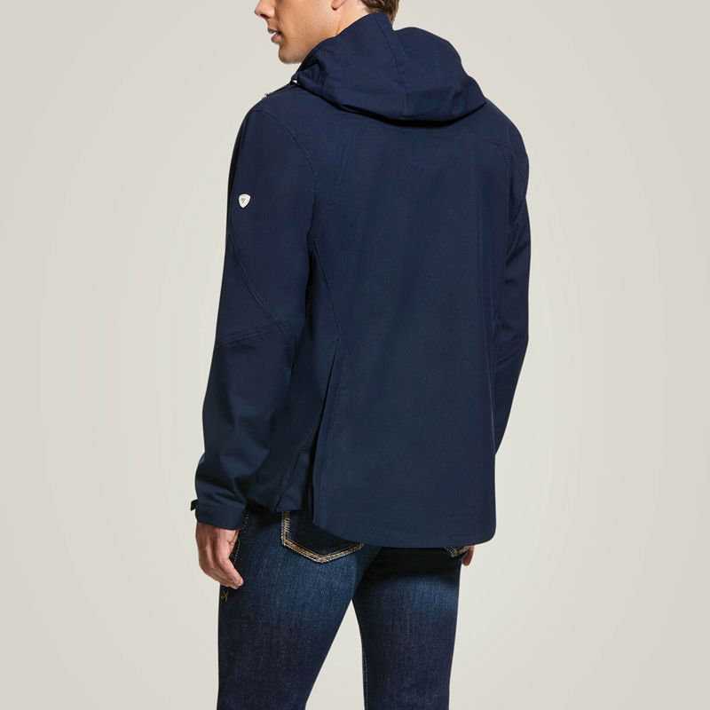 Navy Ariat Coastal Waterproof Jacket | 85AWNJOGK