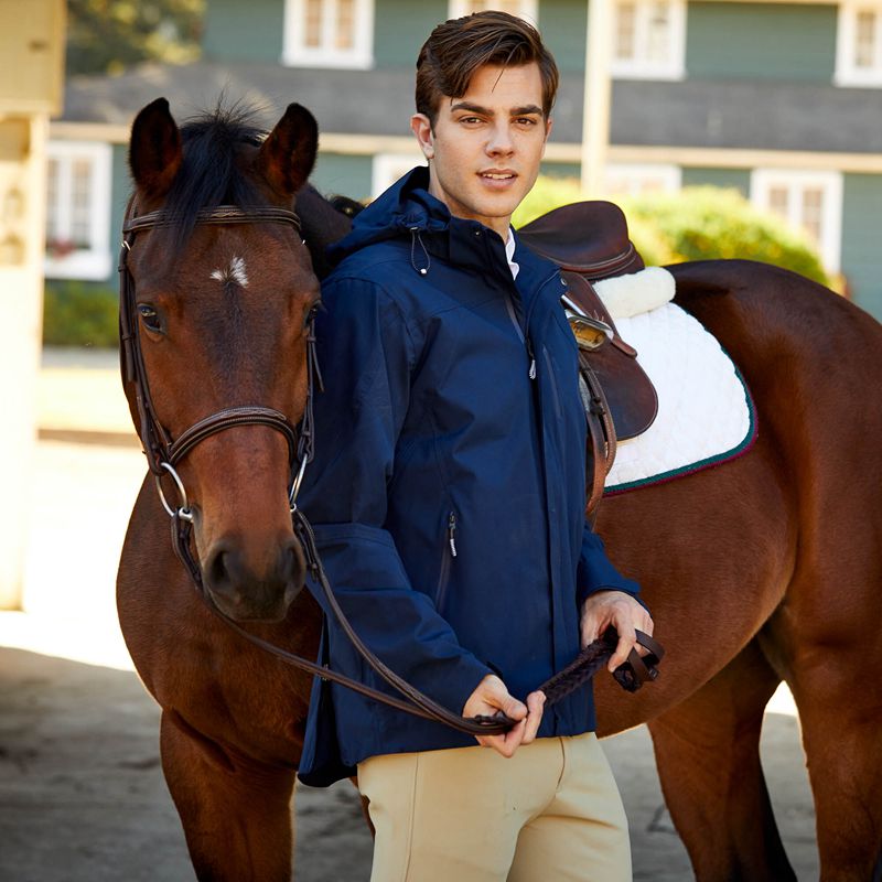 Navy Ariat Coastal Waterproof Jacket | 85AWNJOGK