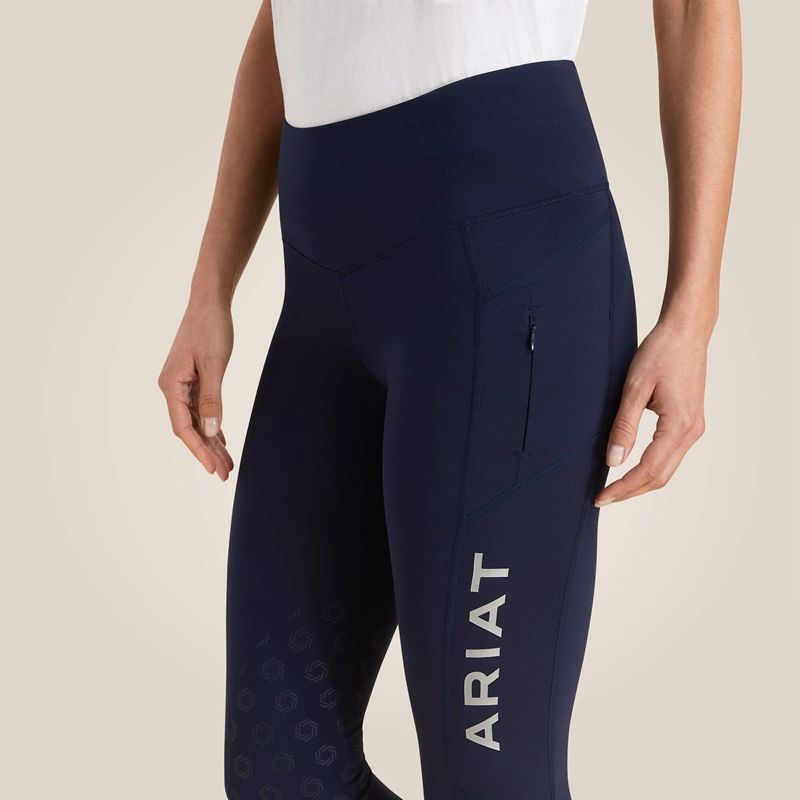 Navy Ariat Eos Knee Patch Tight | 32SYTWRHE