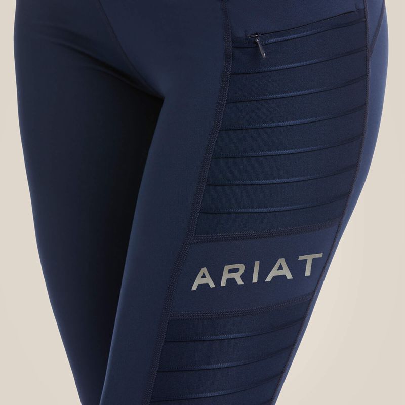 Navy Ariat Eos Moto Full Seat Tight | 51TPJMFQB