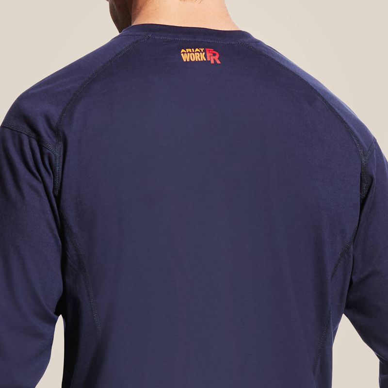 Navy Ariat Fr Air Henley | 85LOJMXFE