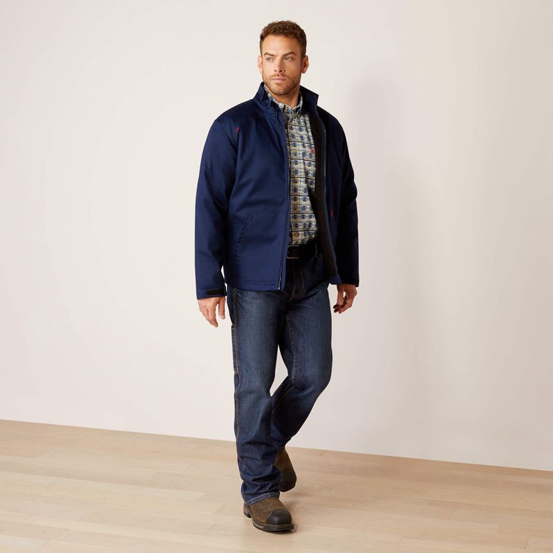 Navy Ariat Fr Basic Insulated Jacket | 42SHWURQV