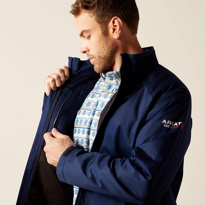 Navy Ariat Fr Basic Insulated Jacket | 42SHWURQV