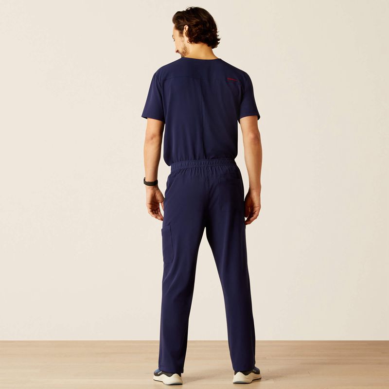 Navy Ariat Jacobi Utility Stretch Scrub Pant | 45BYHGCSK