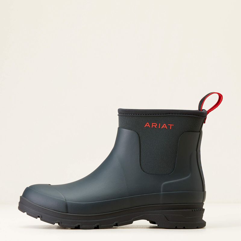 Navy Ariat Kelmarsh Shortie Rubber Boot | 57JDGYTMW