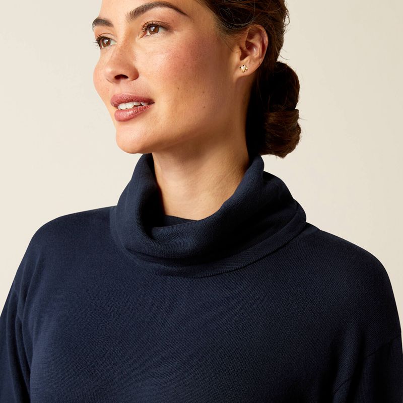 Navy Ariat Lexi Sweater | 25SIDTZRV