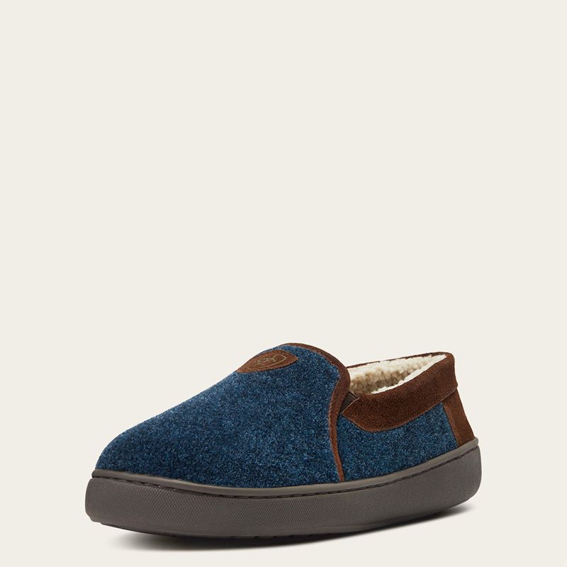 Navy Ariat Lincoln Slipper | 75VXEDFTK