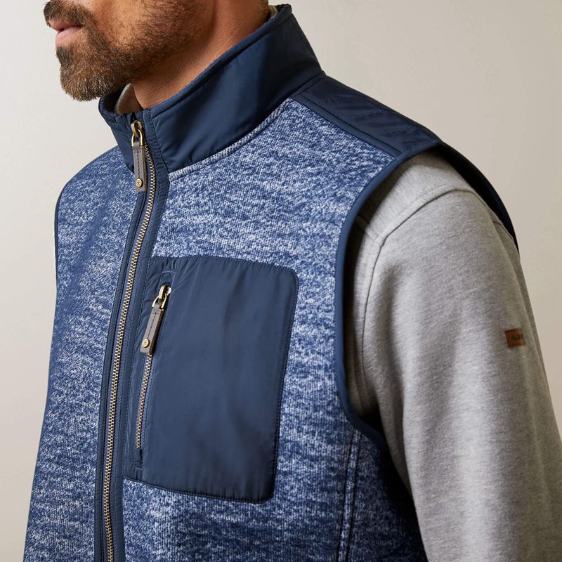 Navy Ariat Millbrae Vest | 39MAYHLJO