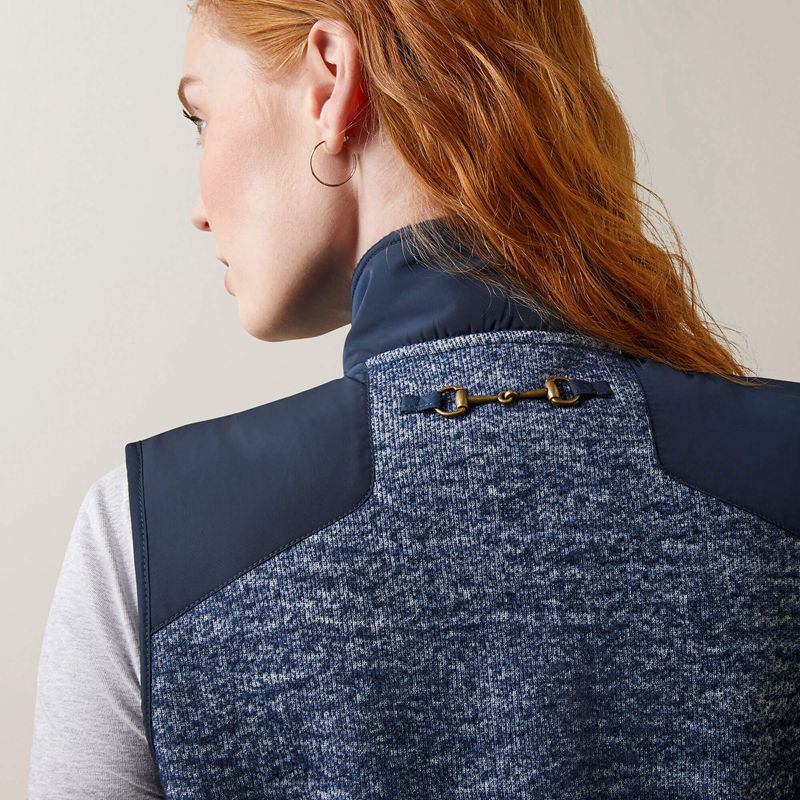 Navy Ariat Millbrae Vest | 56VKYHZOB