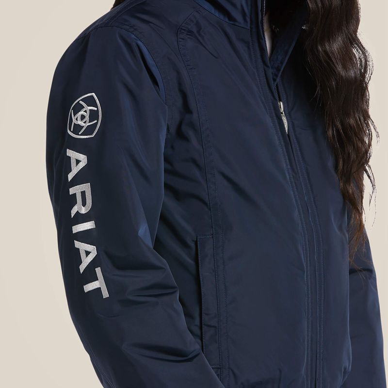 Navy Ariat Stable Insulated Jacket | 48QSBFMCX