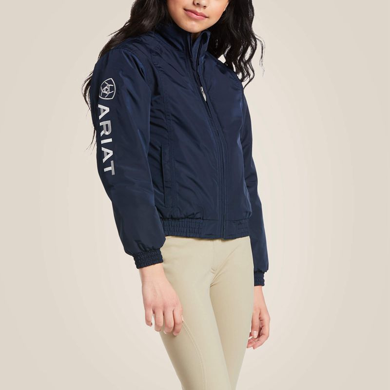 Navy Ariat Stable Insulated Jacket | 48QSBFMCX