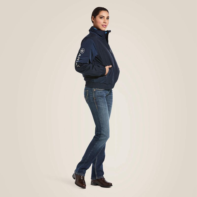 Navy Ariat Stable Jacket | 14HRPOLTE