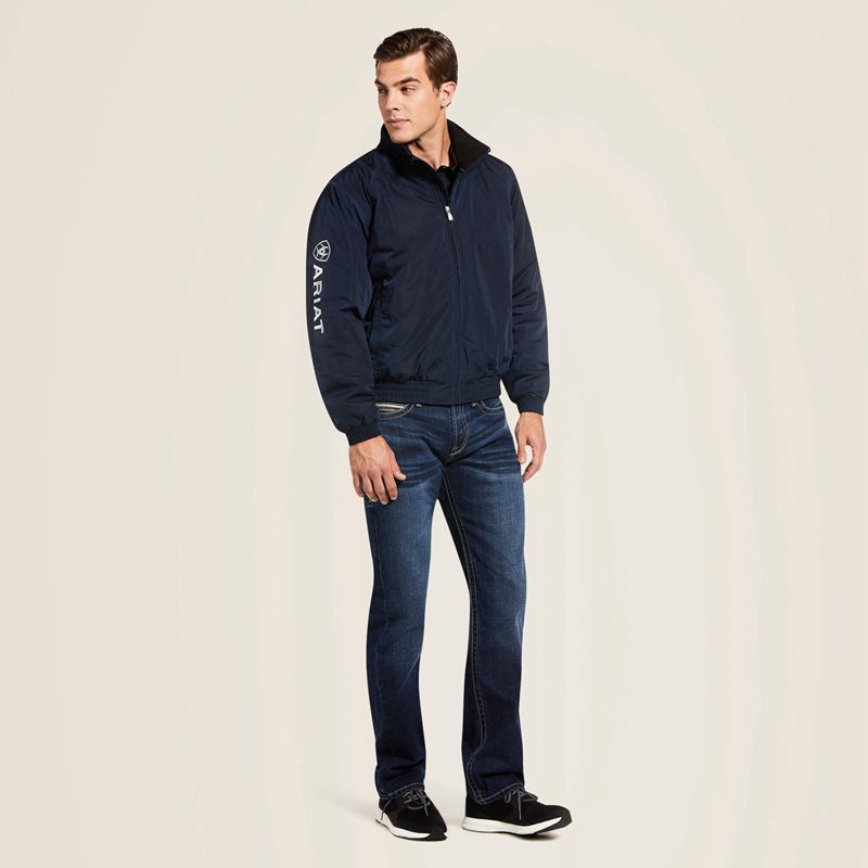 Navy Ariat Team Insulated Jacket | 87VMBSEKR