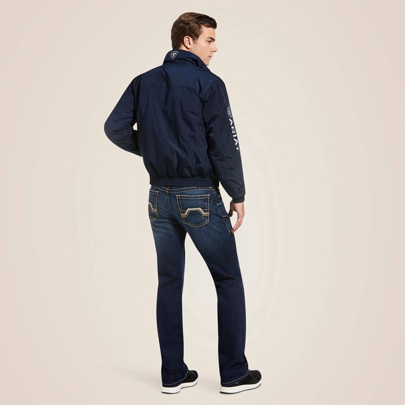 Navy Ariat Team Insulated Jacket | 87VMBSEKR