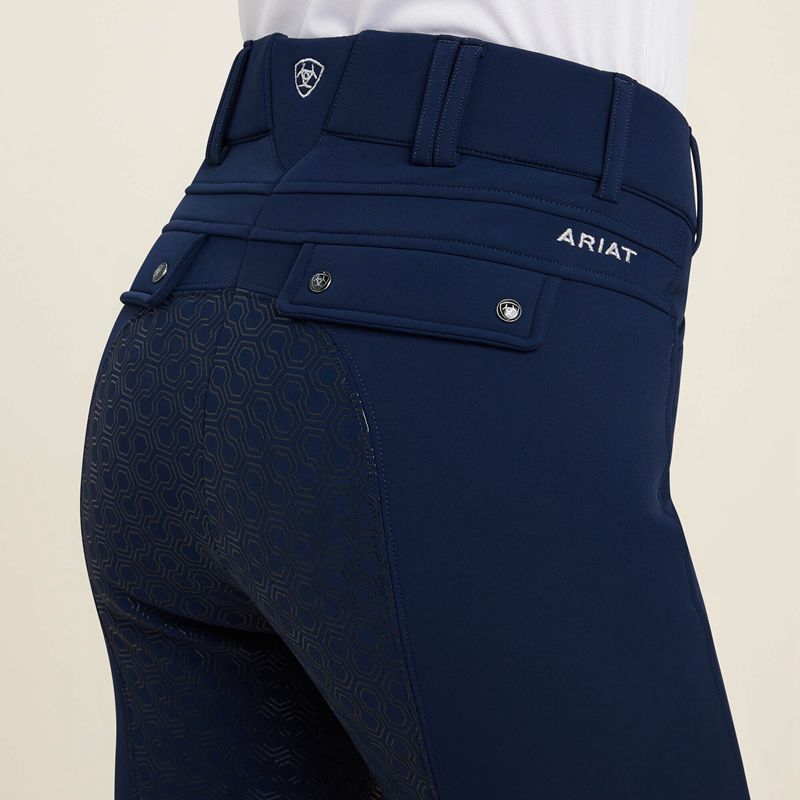 Navy Ariat Tri Factor Frost Insulated Full Seat Breech | 10AGCJNKE