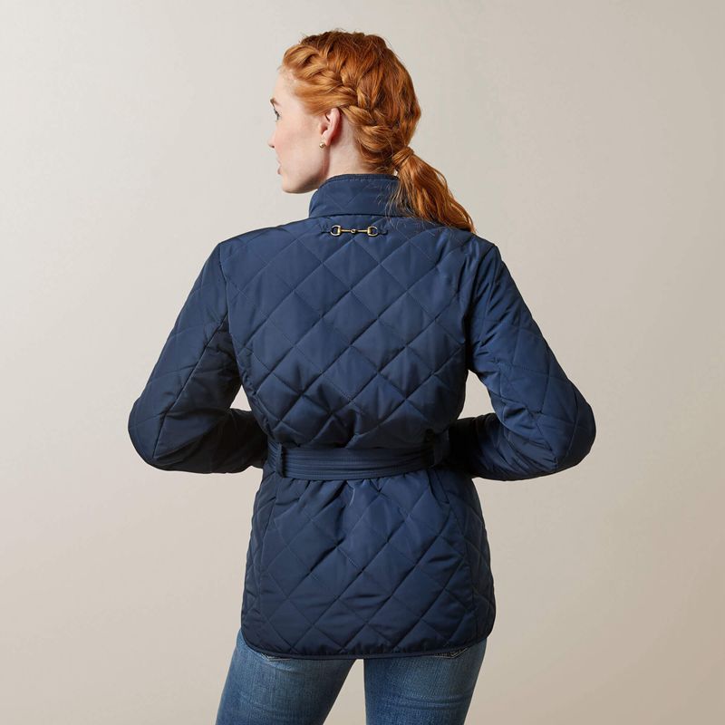 Navy Ariat Woodside Jacket | 42YJFALMB