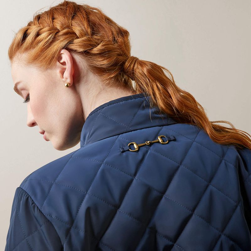 Navy Ariat Woodside Jacket | 42YJFALMB