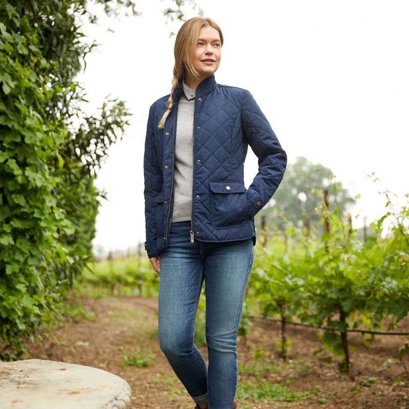 Navy Ariat Woodside Jacket | 42YJFALMB