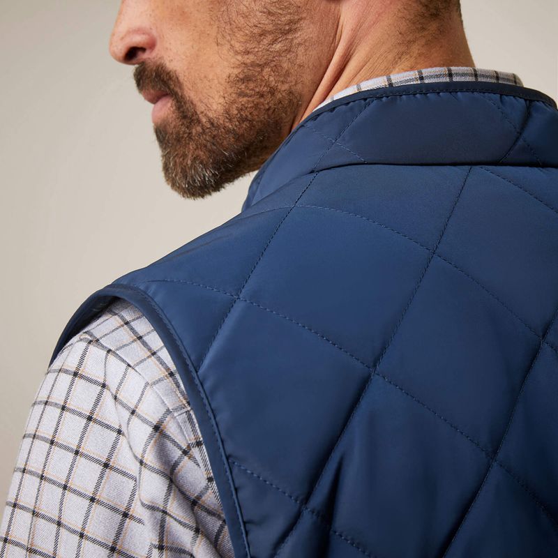 Navy Ariat Woodside Vest | 92NMJPCUX