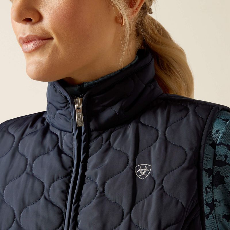 Navy Eclipse Ariat Ashley 2.0 Insulated Vest | 81WUGEFLV