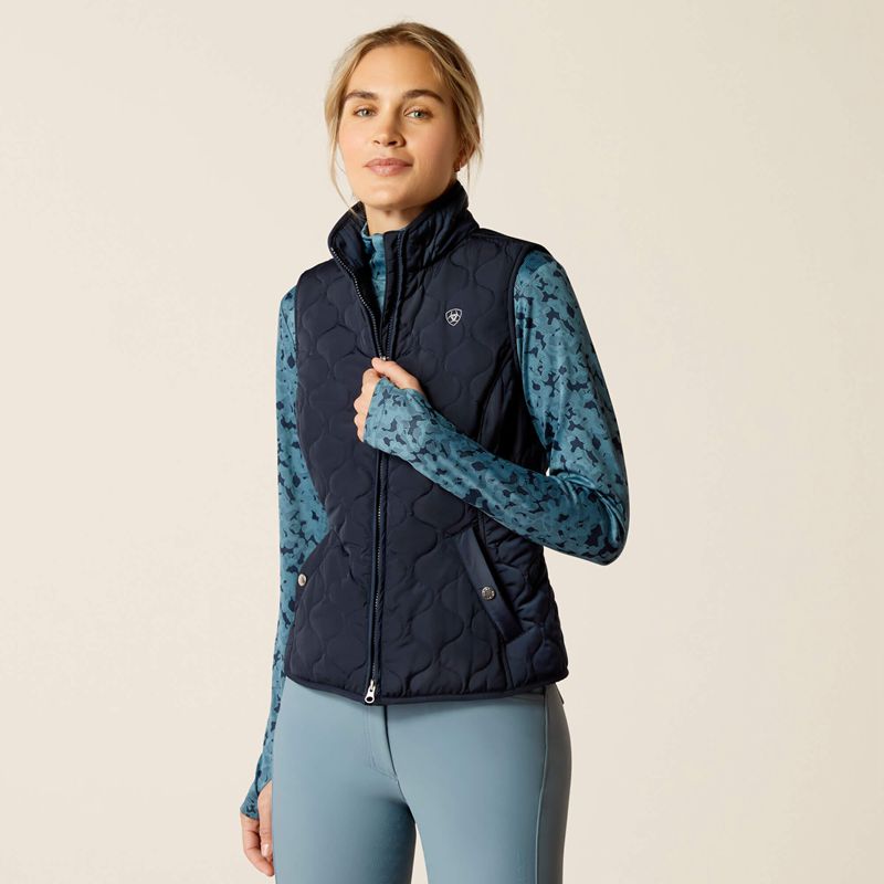 Navy Eclipse Ariat Ashley 2.0 Insulated Vest | 81WUGEFLV