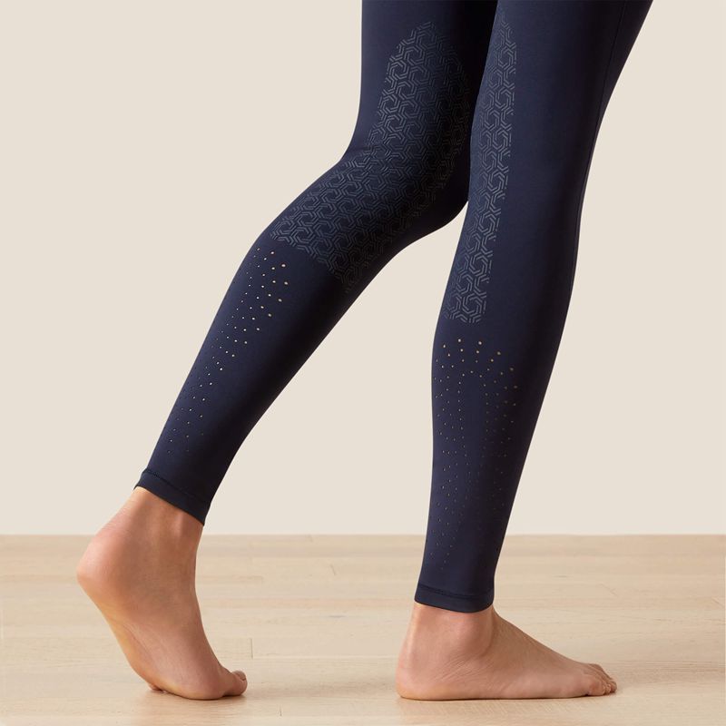 Navy Eclipse Ariat Eos 2.0 Knee Patch Tight | 04QGWCPLR