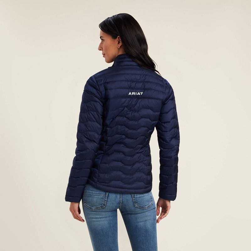 Navy Eclipse Ariat Ideal Down Jacket | 08KHDWSLY