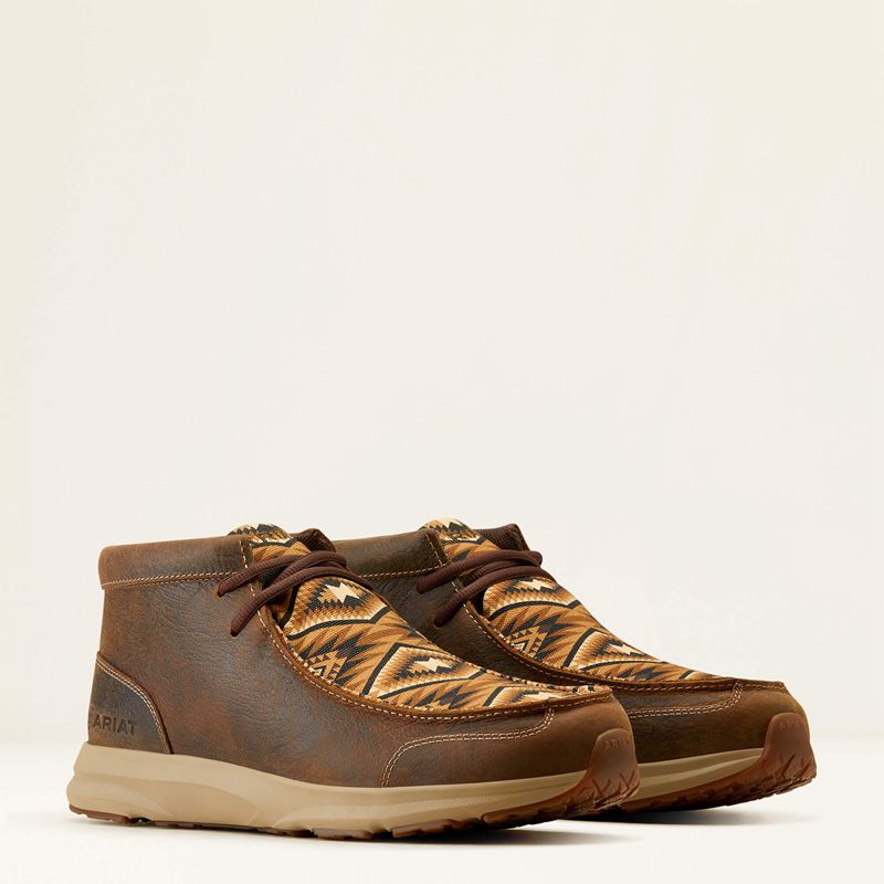 Old Earth/Brown Southwest Print Ariat Spitfire | 17ESYOVJR