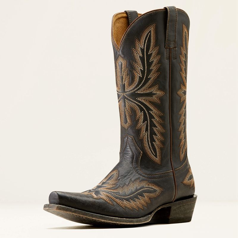 Old West Black Ariat Ryman Western Boot | 30KEUVIWQ