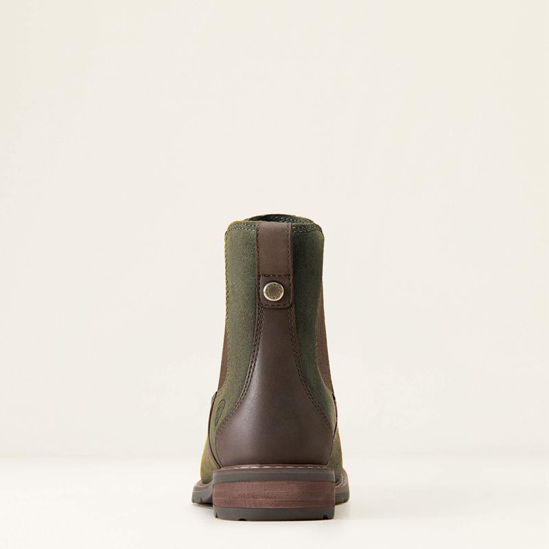 Olive Ariat Wexford Waterproof Chelsea Boot | 08UNGKPBS