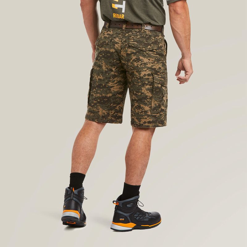 Olive Camo Ariat Rebar Durastretch Made Tough Cargo 11