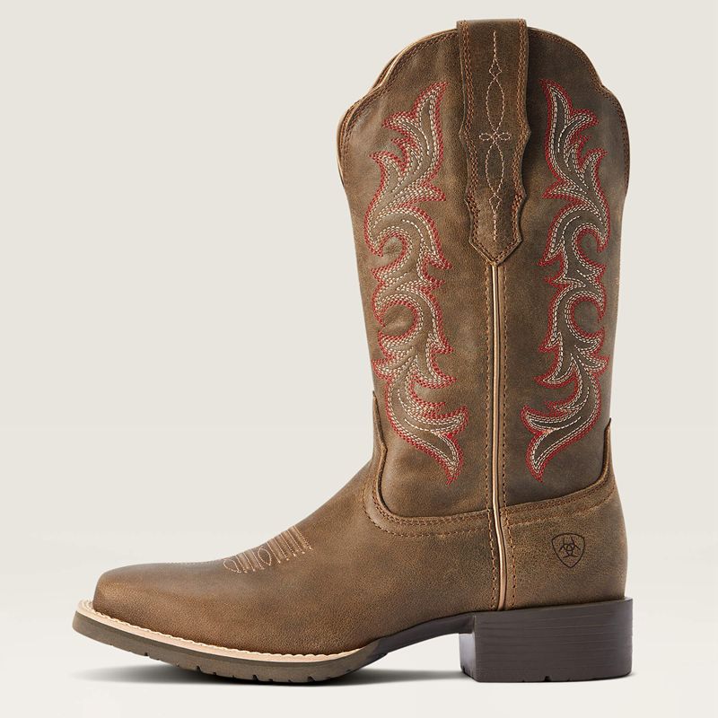 Pebble Ariat Hybrid Rancher Stretchfit Western Boot | 27ZIJLDEF