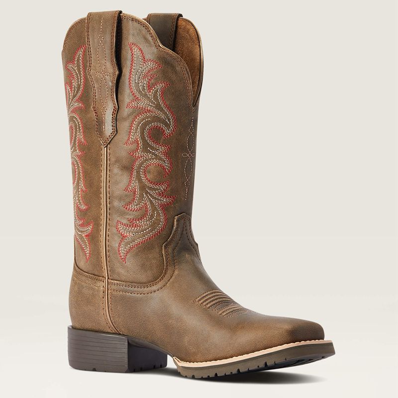 Pebble Ariat Hybrid Rancher Stretchfit Western Boot | 27ZIJLDEF