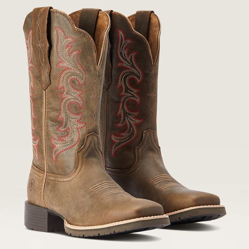 Pebble Ariat Hybrid Rancher Stretchfit Western Boot | 27ZIJLDEF