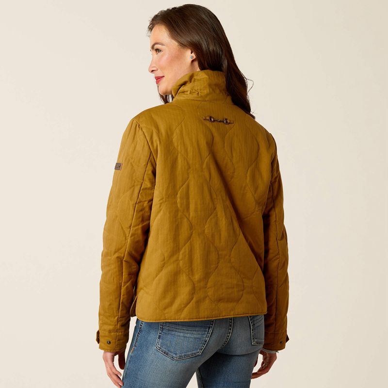 Pecan Ariat Rye Jacket | 16UGDBZNL