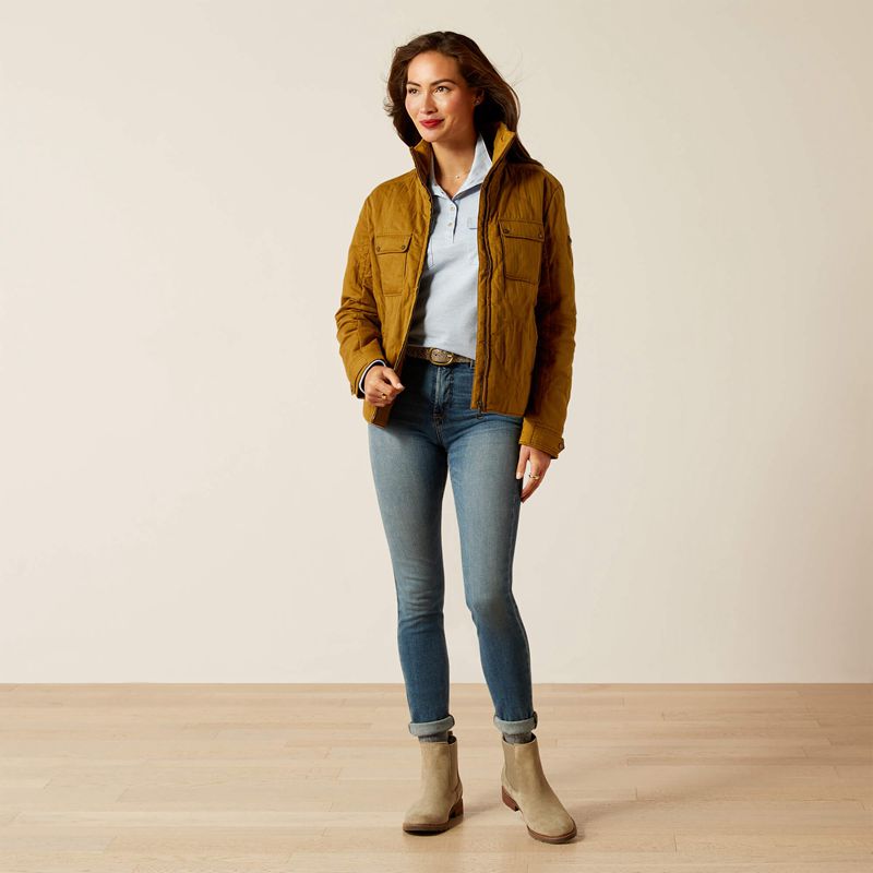 Pecan Ariat Rye Jacket | 16UGDBZNL